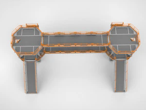 Sci fi modular environment 9 3D Model
