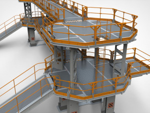Sci fi modular environment 9 3D मॉडल