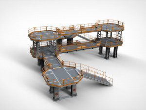 Sci fi modular environment 9 3D मॉडल