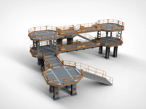 Sci fi modular environment 9 3D Model