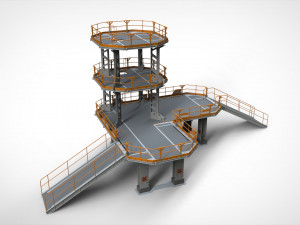 Sci fi modular environment 9 3D मॉडल