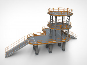 Sci fi modular environment 9 3D मॉडल