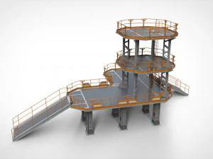 Sci fi modular environment 9 3D Model