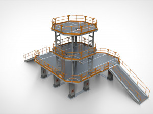 Sci fi modular environment 9 3D मॉडल