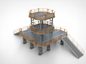 Sci fi modular environment 9 3D Model