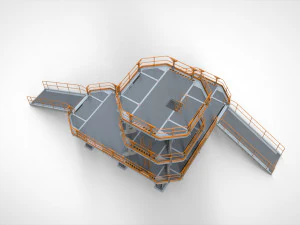 Sci fi modular environment 9 3D Model