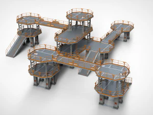 Sci fi modular environment 9 3D Model