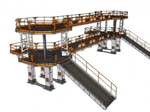 Sci fi modular environment 9 3D Model