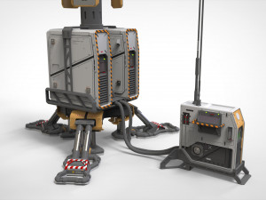 Sci fi lighthouse 3D Модель