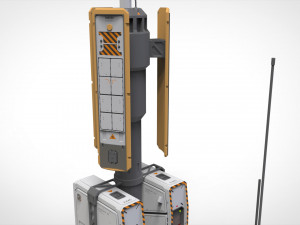 Sci fi lighthouse 3D Модель