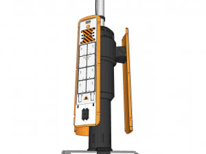 Sci fi lighthouse 3D Model