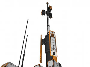 Sci fi lighthouse 3D Model