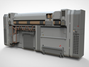 Sci-fi architecture kitbash 30 Modèle 3D