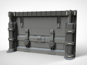 Sci-fi architecture kitbash 30 Modèle 3D