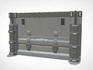 Sci-fi architecture kitbash 30 Modèle 3D