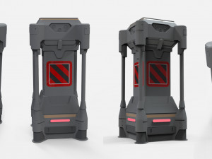 Sci-fi architecture kitbash 30 Modèle 3D