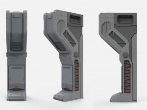 Sci-fi architecture kitbash 30 Modèle 3D