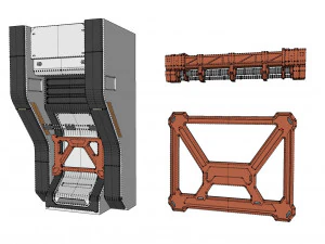 Sci-fi architecture kitbash 30 3D Model