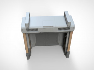 Sci fi door 23 3D Model