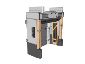 Sci fi door 23 3D Model