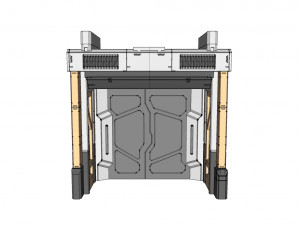 Sci fi door 23 3D Model