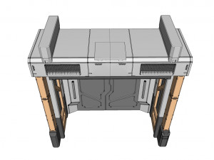 Sci fi door 23 3D Model