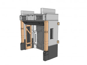 Sci fi door 23 3D Model