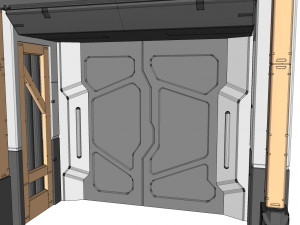 Sci fi door 23 3D Model