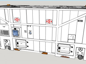 Sci fi cargo container 1 3D Model