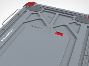 Sci fi cargo container 2 3D Модель