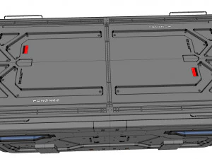 Sci fi cargo container 2 3D Model