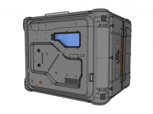 Sci fi cargo container 2 3D Model