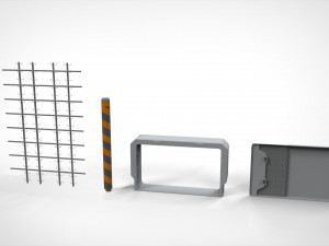 Sci-fi architecture elements collection 25 3D Model