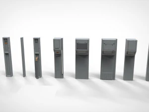 Sci-fi architecture elements collection 26 3D Model