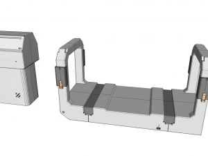 Sci-fi architecture elements collection 26 3D Model