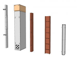 Sci-fi architecture elements collection 27 3D Model