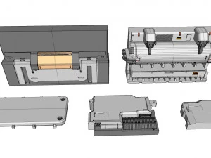 Sci-fi architecture elements collection 27 3D Model
