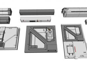 Sci-fi architecture elements collection 27 3D Model