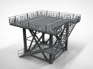 Sci-fi architecture elements collection 28 3D Model