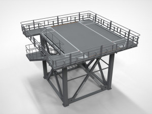 Sci-fi architecture elements collection 28 3D Model