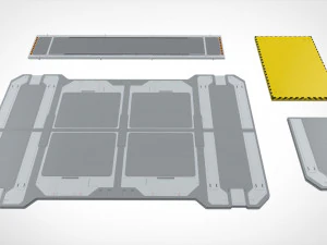 Sci-fi architecture elements collection 28 3D Model