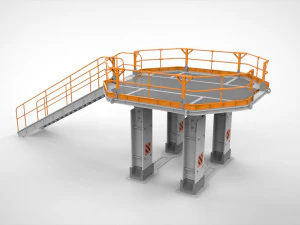 Sci-fi architecture elements collection 28 3D Model