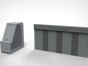 Sci-fi architecture elements collection 28 3D Model