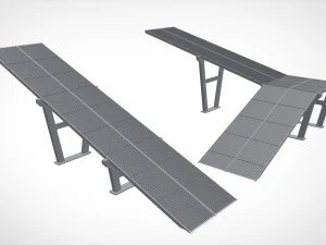 Sci-fi architecture elements collection 28 3D Model