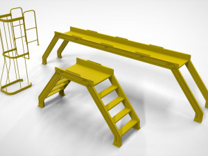 Sci-fi architecture elements collection 28 3D Model