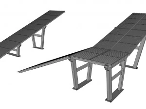 Sci-fi architecture elements collection 28 3D Model