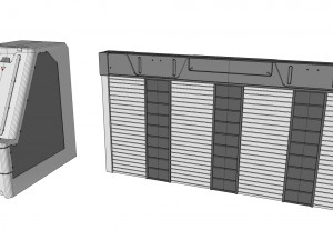 Sci-fi architecture elements collection 28 3D Model