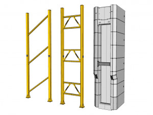 Sci-fi architecture elements collection 28 3D Model