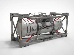 विज्ञान कथा कंटेनर 3 3D मॉडल