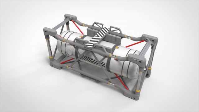 Sci Fi Container 3 3D Модель In Выдуманные 3DExport